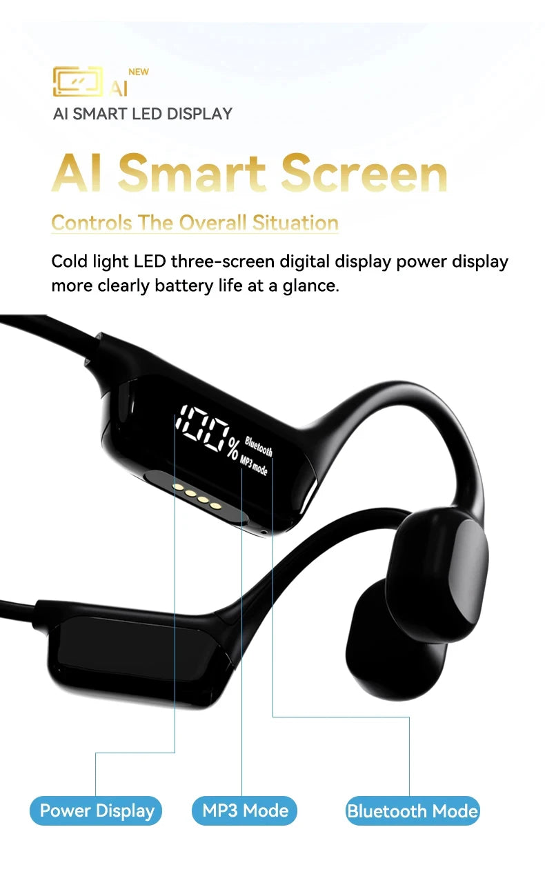 RDT Waterproof Headset for Swimming/sport Bluetooth 5.4 Wireless