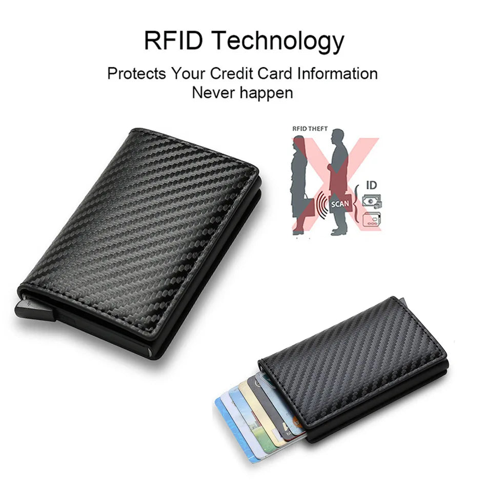 RDT Anti Thief Credit Card Holder Smart Minimalist Wallet