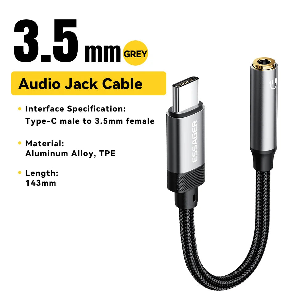 RDT Lightning Charger to 3.5mm jack Audio Adapter Headphone