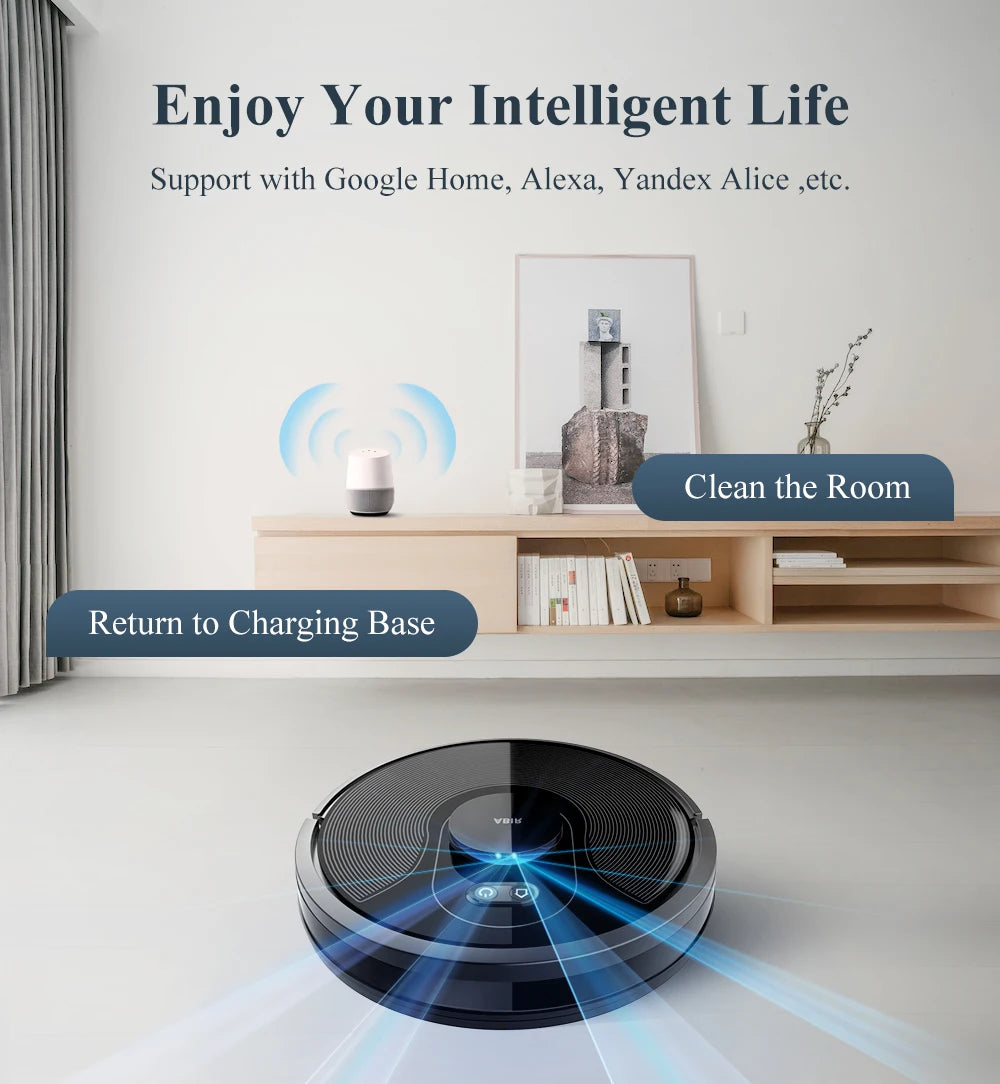 RDT X8 Robot Vacuum Cleaner ,Laser System, Multiple Floors Maps, Zone Cleaning