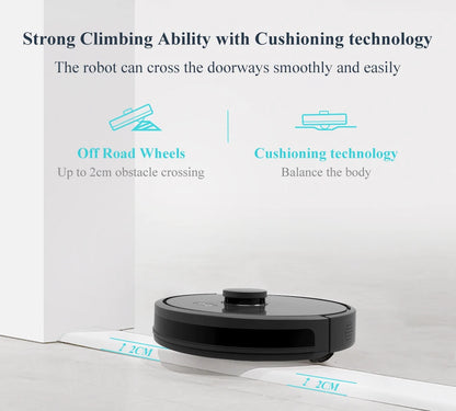 RDT X8 Robot Vacuum Cleaner ,Laser System, Multiple Floors Maps, Zone Cleaning