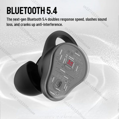 RDT Monster N-Lite 210 Mini Invisible Sports Earphones in-Ear Deep Bass Bluetooth 5.4 Waterproof Wireless Earbuds