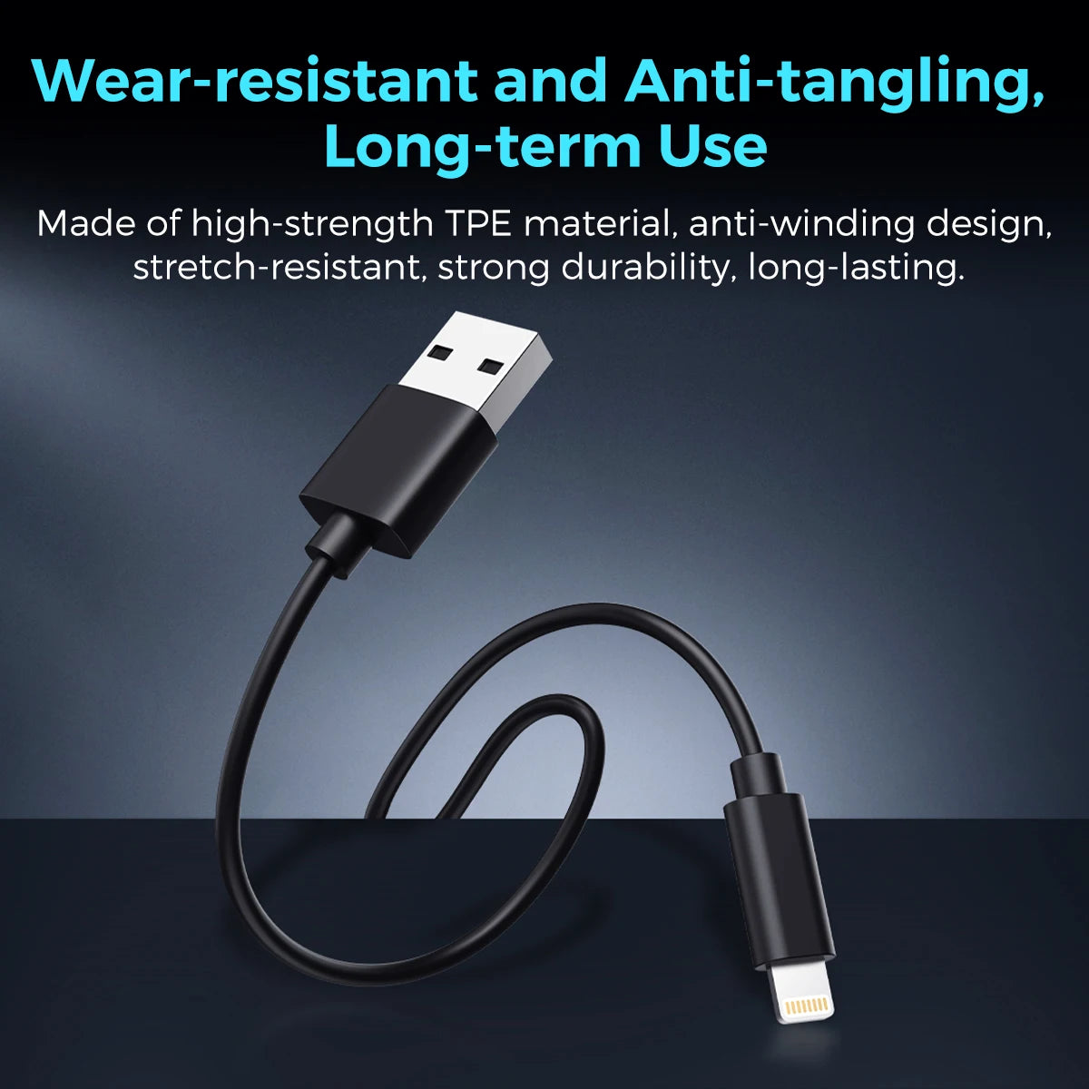 RDT U1-U4 Data Cables Fast Charging USB C to Lightning Type-C to C Cable for All Devices Smart Chip Protection