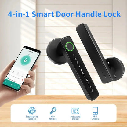 RDT Smart Fingerprint Indoor Lock Password/Key/Tuya APP/Bluetooth