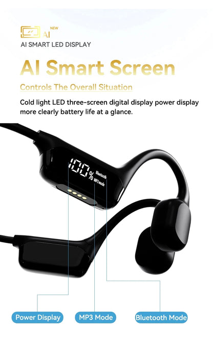RDT Waterproof Headset for Swimming/sport Bluetooth 5.4 Wireless