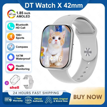 RDT 2025 New Original DT Watch10 Mini 4GB Memory  HD Music 3D Surround Bluetooth Call Waterproof Smart Watch