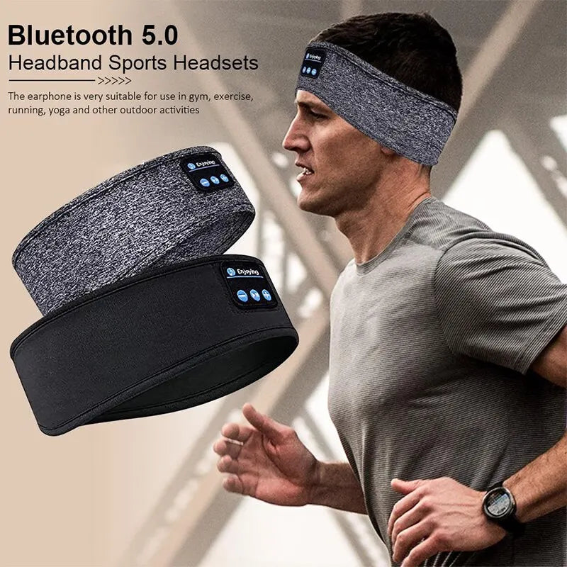 RDT Bluetooth Earphones Sports Sleeping Headband Elastic Wireless
