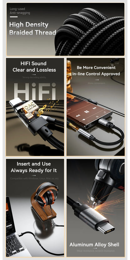 RDT Lightning Charger to 3.5mm jack Audio Adapter Headphone