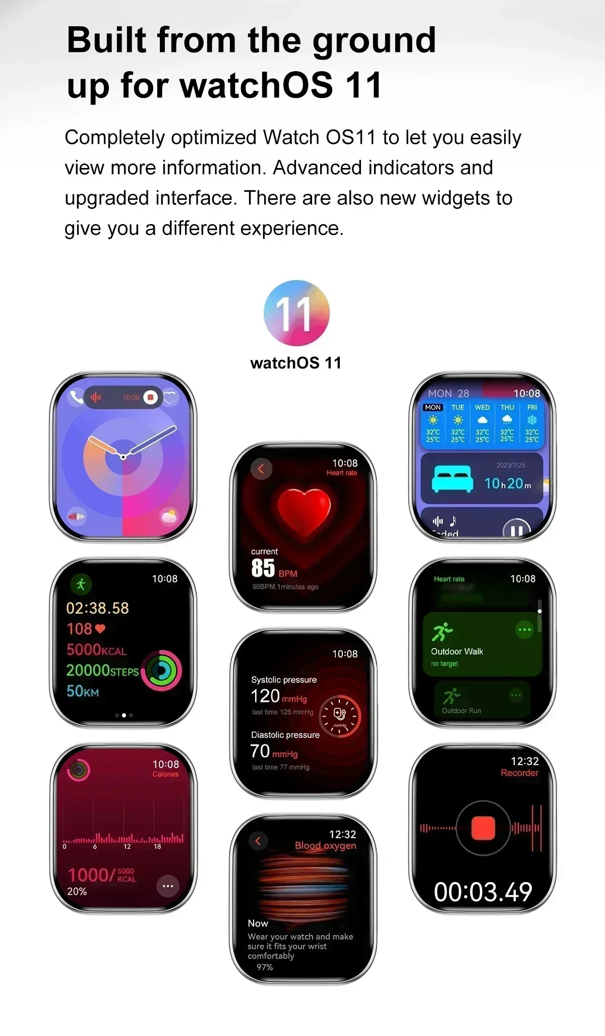 RDT 2025 DT Watch 10 Smart Watch Men 2.01inch AMOLED 16GB Memory Music 3D Surround BT Call Waterproof