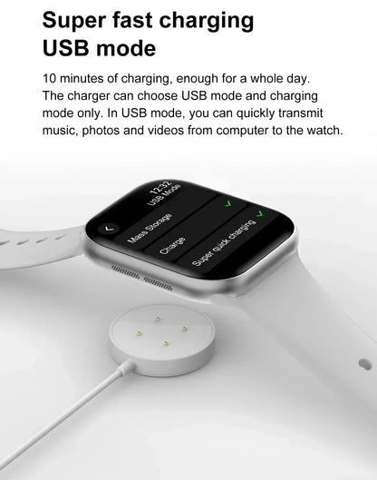 RDT 2025 DT Watch 10 Smart Watch Men 2.01inch AMOLED 16GB Memory Music 3D Surround BT Call Waterproof