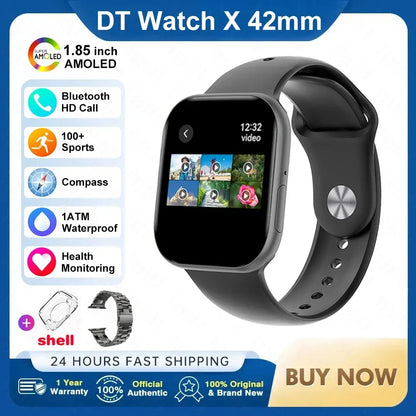 RDT 2025 New Original DT Watch10 Mini 4GB Memory  HD Music 3D Surround Bluetooth Call Waterproof Smart Watch