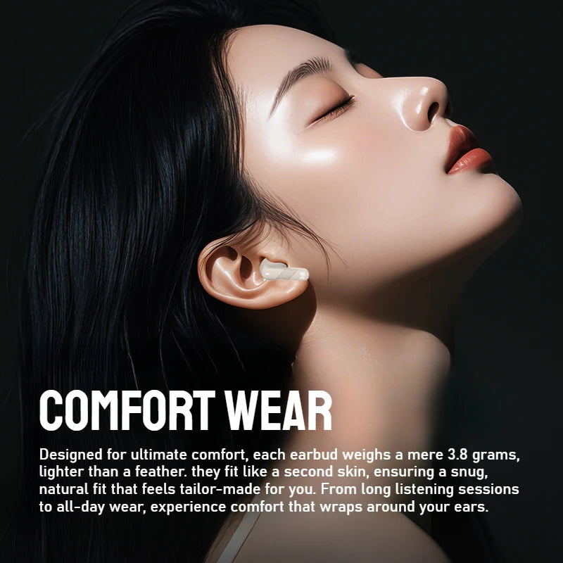 RDT Monster AuraFit Earbuds 360° Stereo Wireless Bluetooth Headphone ANC 5.3 Earphone