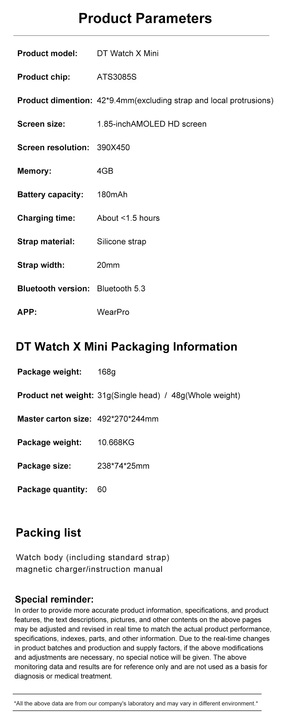 RDT 2025 New Original DT Watch10 Mini 4GB Memory  HD Music 3D Surround Bluetooth Call Waterproof Smart Watch
