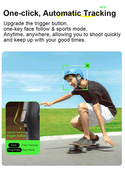 RDT 3-Axis Handheld Gimbal Phone Stabilizer with Extension Rod  8.0 Anti Shake Face Tracking for Phone Outdoor Shooting Vlog
