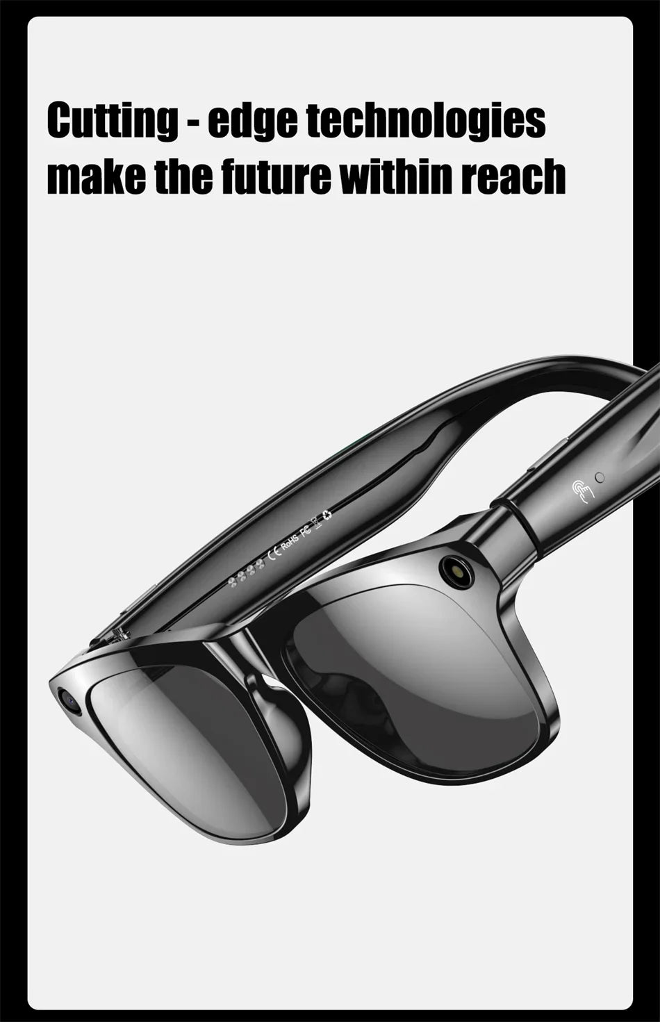RDT 4K HD AI Control Smart Glasses 2025