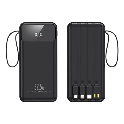RDT Fast Charging Power Bank with Built-in Cable 10000mAh/20000mAh