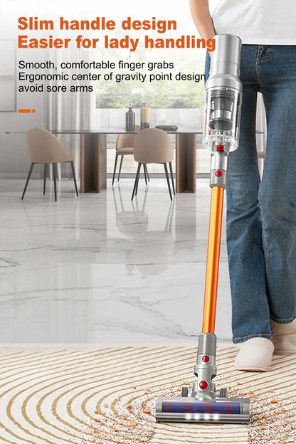 RDT VC205 Cordless Handheld Vacuum Cleaner,27000PA,Touch Screen Smart Dust Sensor