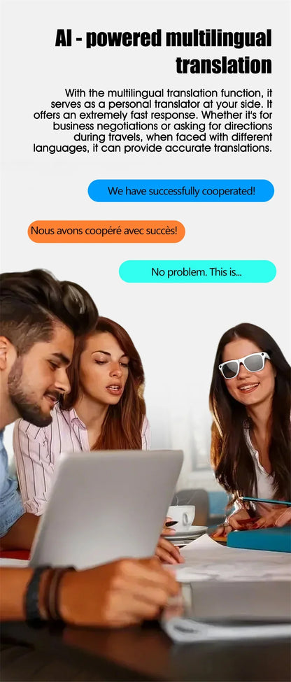 RDT 4K HD AI Control Smart Glasses 2025