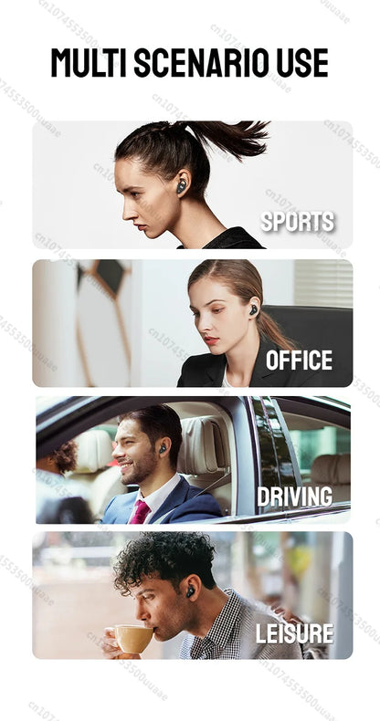 RDT Monster N-Lite 210 Mini Invisible Sports Earphones in-Ear Deep Bass Bluetooth 5.4 Waterproof Wireless Earbuds