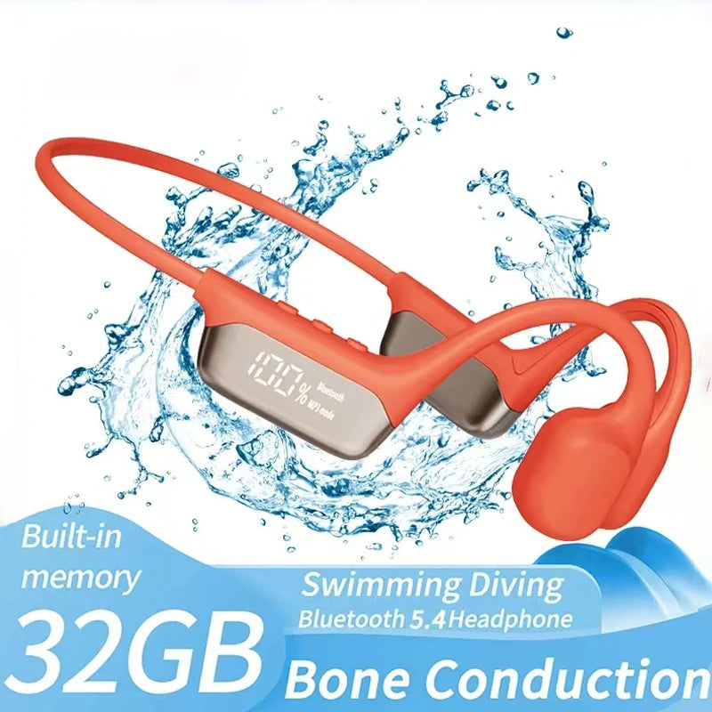 RDT Waterproof Headset for Swimming/sport Bluetooth 5.4 Wireless