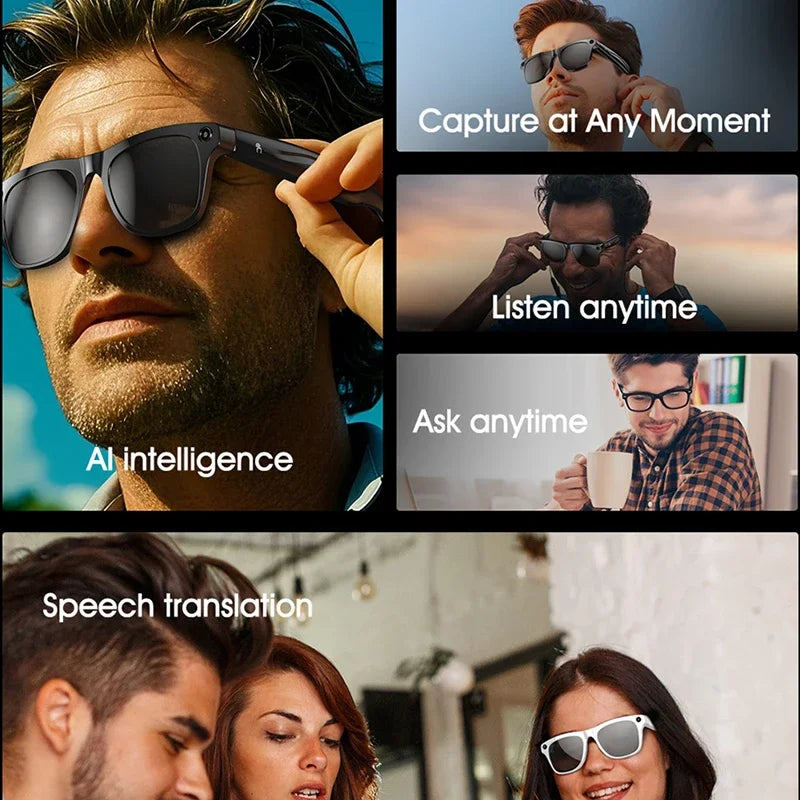 RDT 4K HD AI Control Smart Glasses 2025