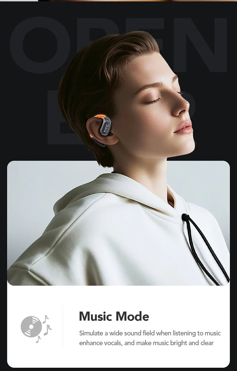 RDT Wireless Headphones AI Translator Earbuds Sports Bluetooth