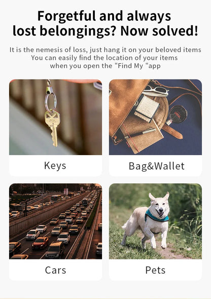 RDT Security Bluetooth GPS Tag Based on iphone Find My app Anti-lose Tracker Sound