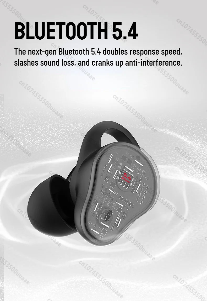 RDT Monster N-Lite 210 Mini Invisible Sports Earphones in-Ear Deep Bass Bluetooth 5.4 Waterproof Wireless Earbuds