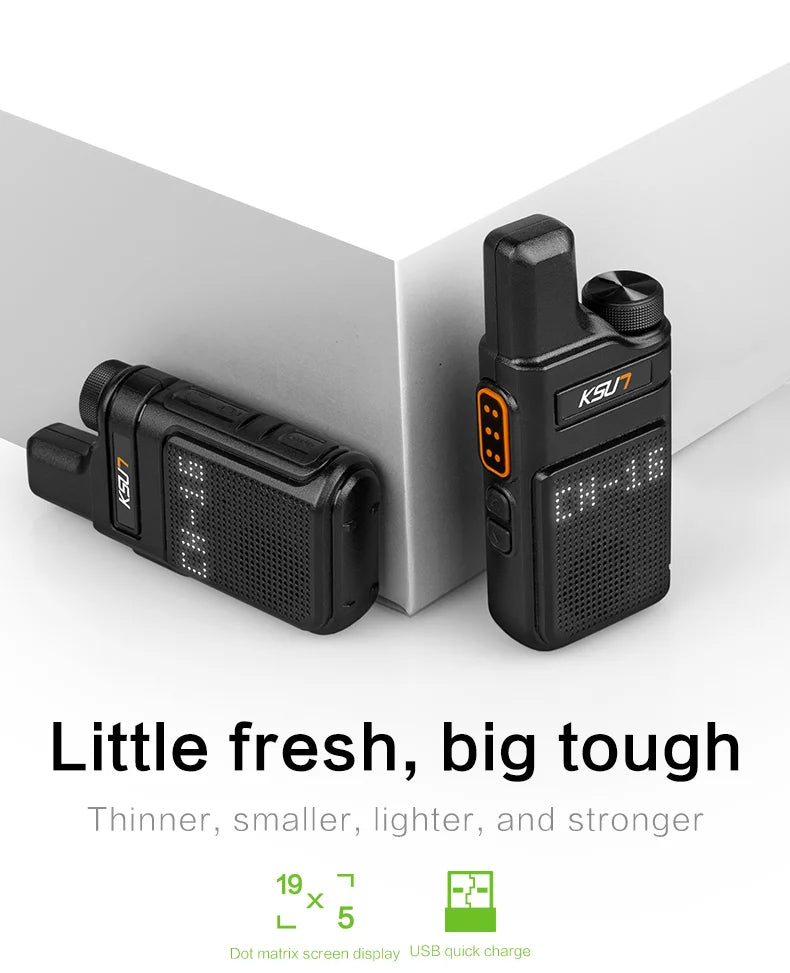 RDT Walkie Talkie 2pcs/1pcs Mini Size Portable Handheld Radio Wireless Set Two Way Radio Station communication Transceiver