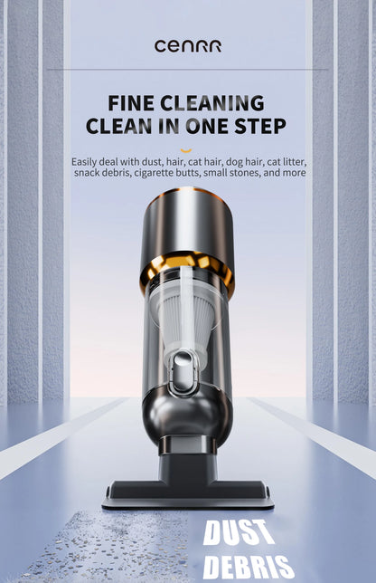 RDT Mini Car Powerful Wireless Vacuum Cleaner