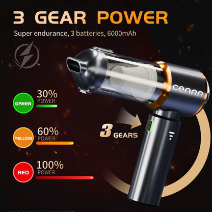 RDT Mini Car Powerful Wireless Vacuum Cleaner