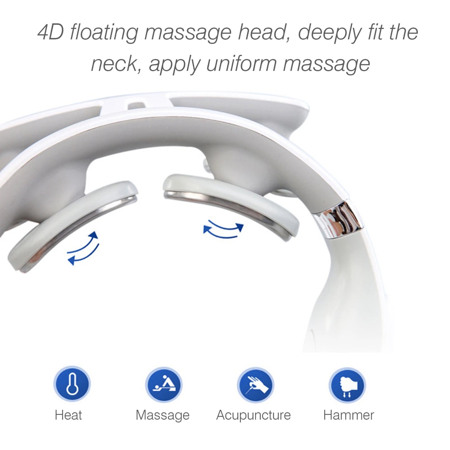 RDT Neck Massage Machine 4 Head And Neck Protection Heating Machines Breathing