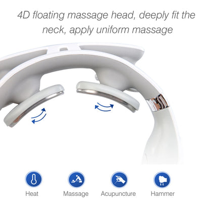 RDT Neck Massage Machine 4 Head And Neck Protection Heating Machines Breathing