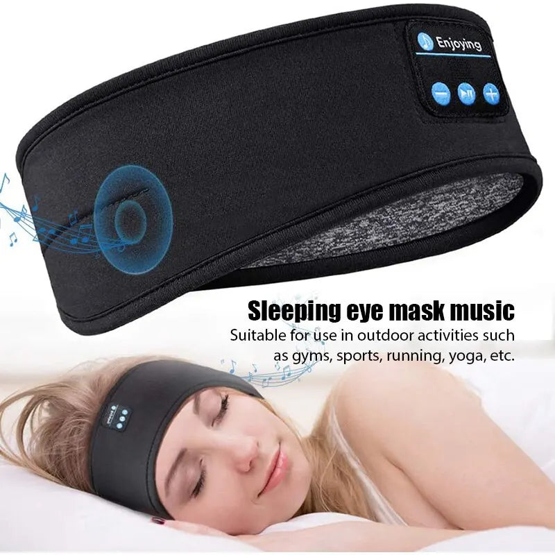 RDT Bluetooth Earphones Sports Sleeping Headband Elastic Wireless