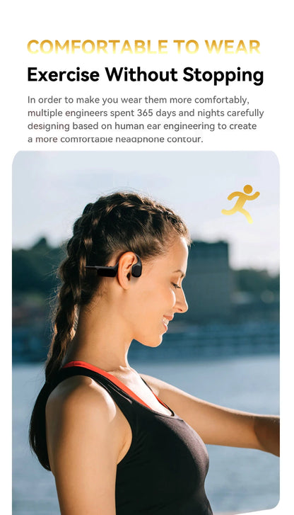 RDT Waterproof Headset for Swimming/sport Bluetooth 5.4 Wireless