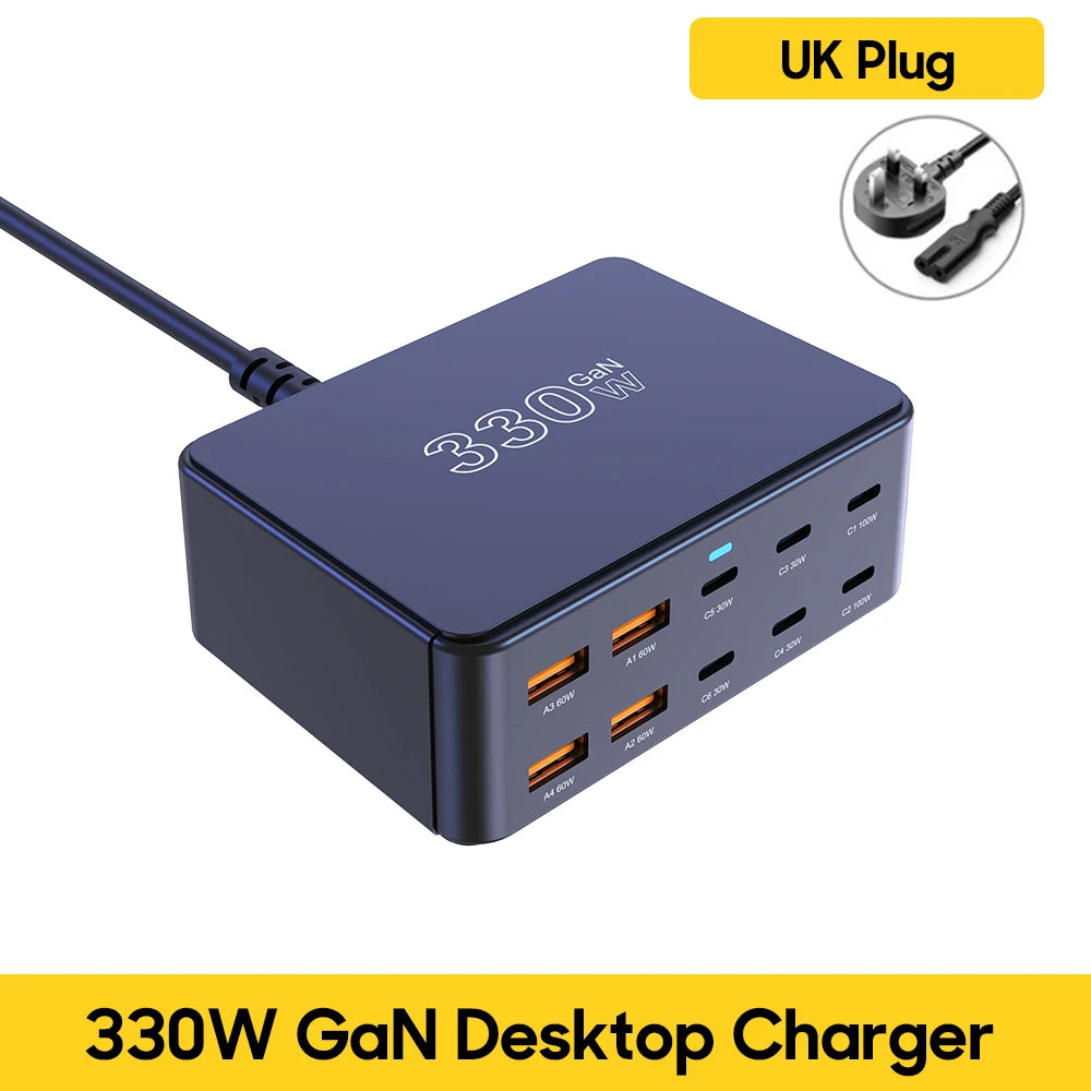 RDT 800W USB C Charger Multiport Fast Charging Station for iPhone 15 16