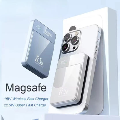 RDT 20000mAh 22.5W Ultra-thin Magnetic Wireless Small Portable Power Bank