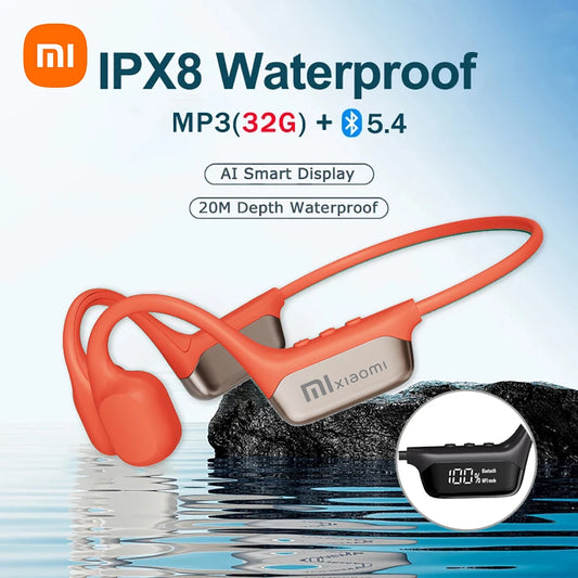 RDT Waterproof Headset for Swimming/sport Bluetooth 5.4 Wireless