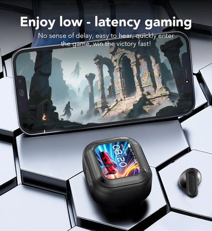 RDT Translator HTC NE20 New Bluetooth 6.0 Wireless Headphones Translation Earphones IPX4 Waterproof Rating Long Battery Life