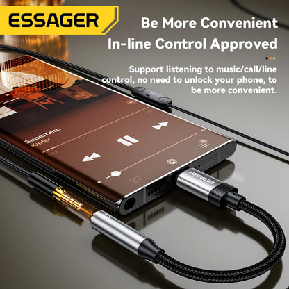 RDT Lightning Charger to 3.5mm jack Audio Adapter Headphone