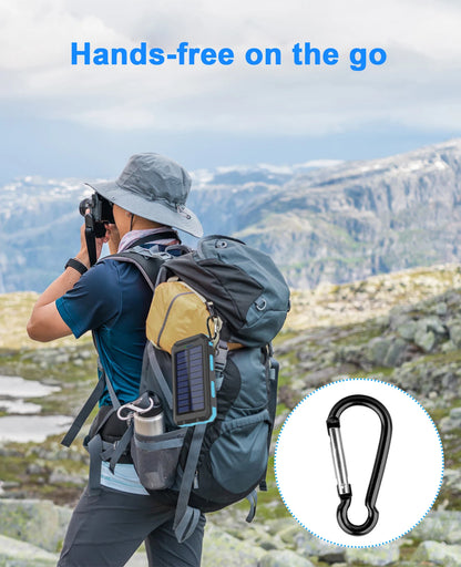 RDT Waterproof Outdoor Solar Power Bank 38800mAh Dual USB Travel Powerbanks For Camping