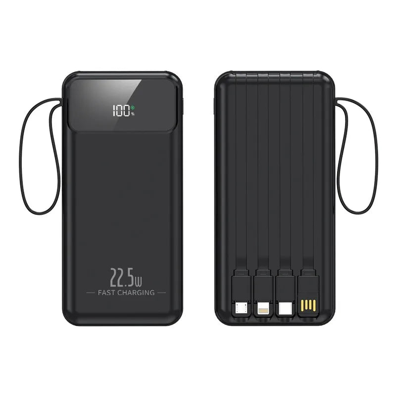 RDT Fast Charging Power Bank with Built-in Cable 10000mAh/20000mAh