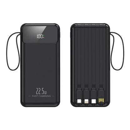 RDT Fast Charging Power Bank with Built-in Cable 10000mAh/20000mAh