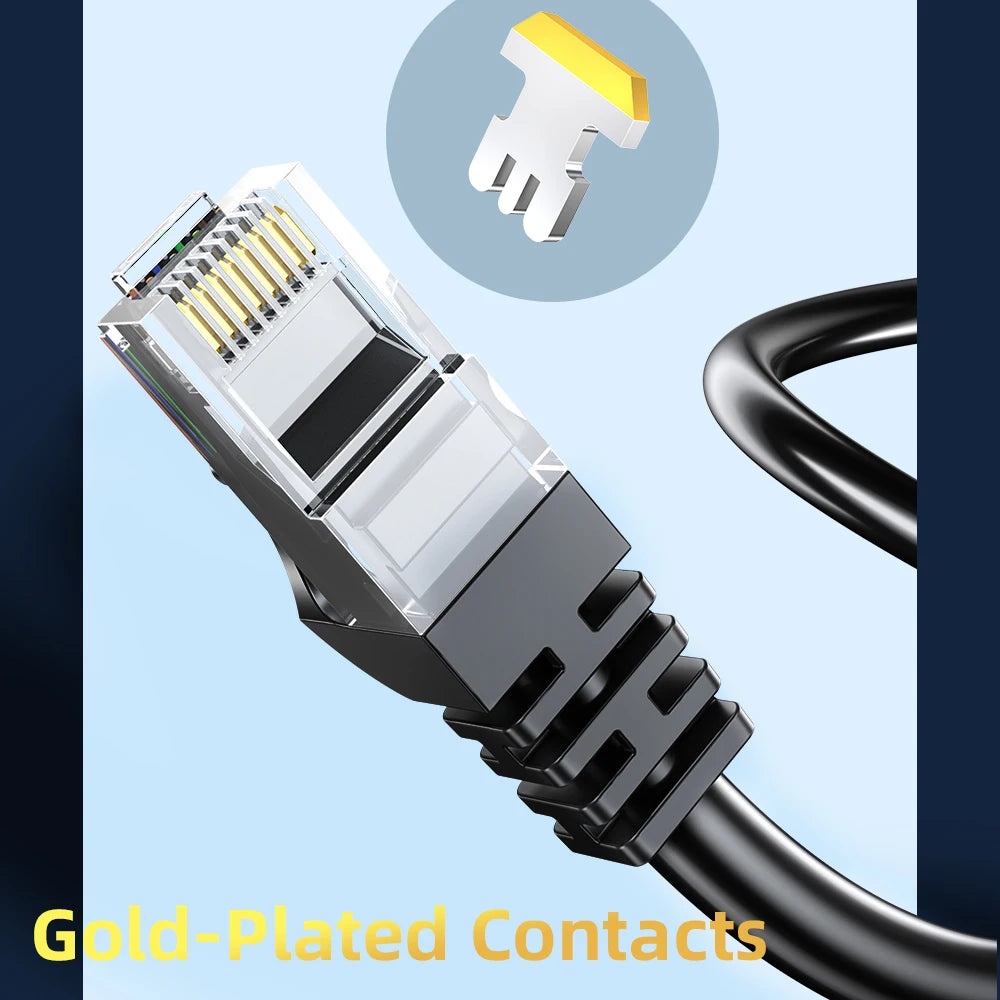 RDT Ethernet Cable Cat6 Lan Cable UTP CAT 6 RJ 45 Network Cable 5m/10m/15m Patch Cord for Laptop Router RJ45 Network Cable