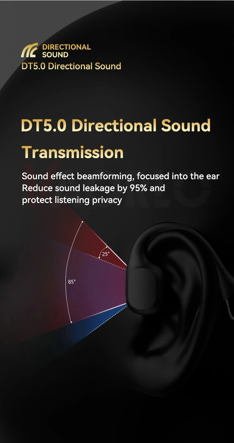RDT Waterproof Headset for Swimming/sport Bluetooth 5.4 Wireless