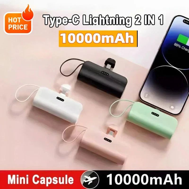 RDT 10000mAh Mini Portable Charger  for IPhone