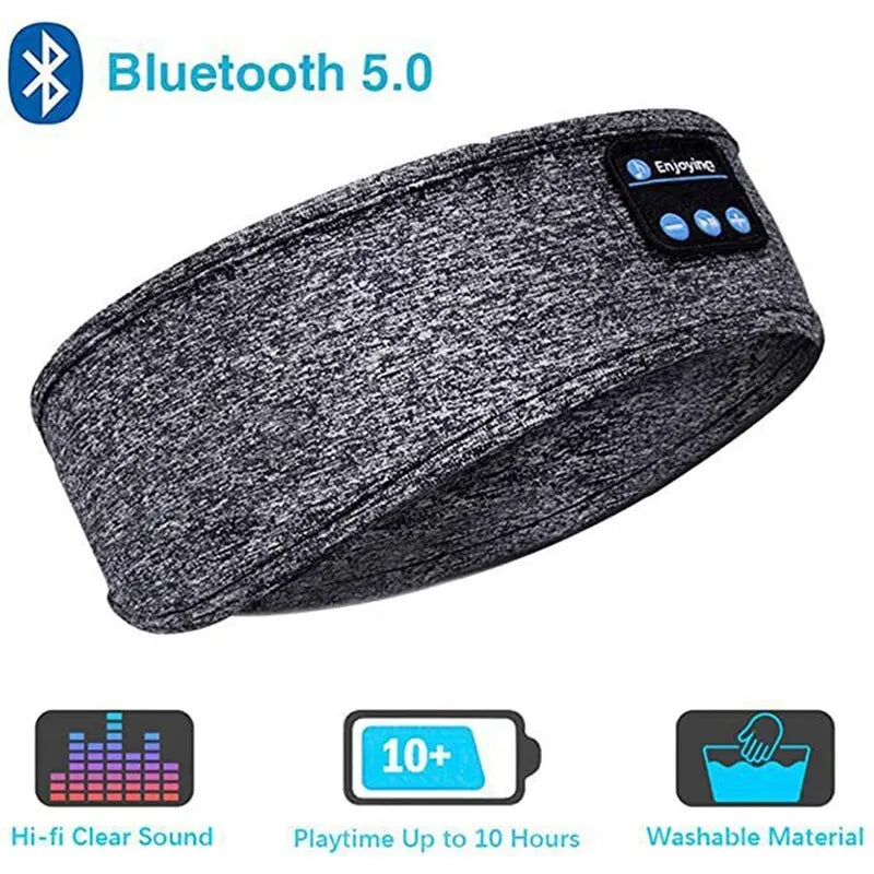 RDT Bluetooth Earphones Sports Sleeping Headband Elastic Wireless