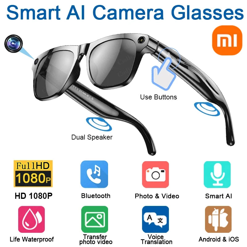 RDT 4K HD AI Control Smart Glasses 2025