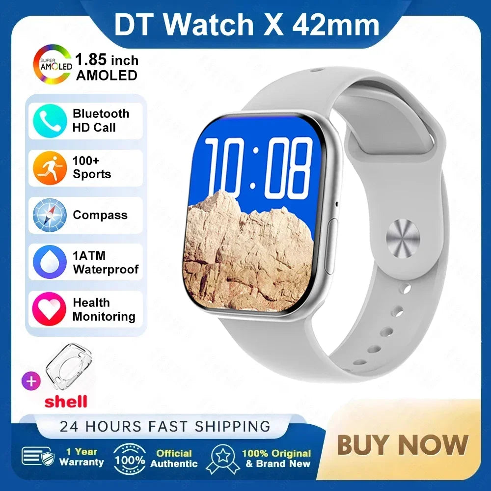 RDT 2025 New Original DT Watch10 Mini 4GB Memory  HD Music 3D Surround Bluetooth Call Waterproof Smart Watch
