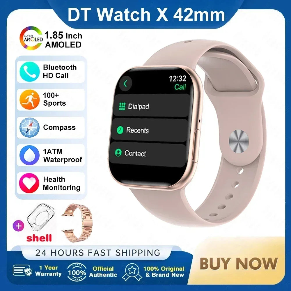 RDT 2025 New Original DT Watch10 Mini 4GB Memory  HD Music 3D Surround Bluetooth Call Waterproof Smart Watch